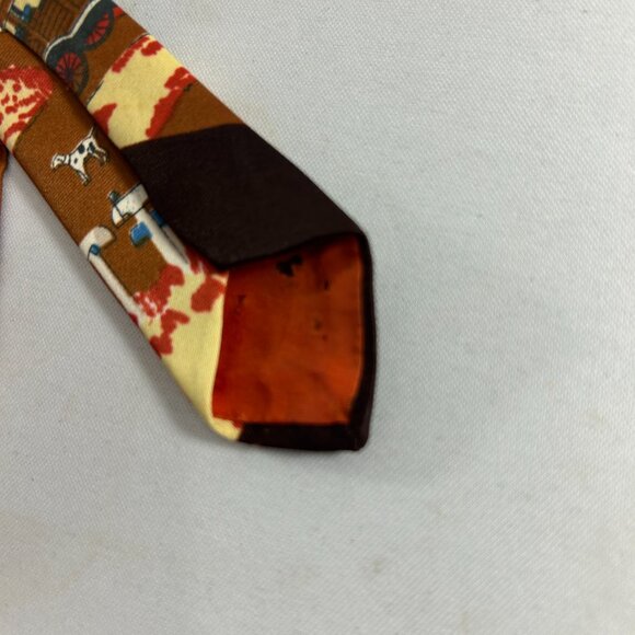 Vintage Creative Neckwear Novelty Necktie Tie General Store Grandpacore READ - Picture 6 of 10